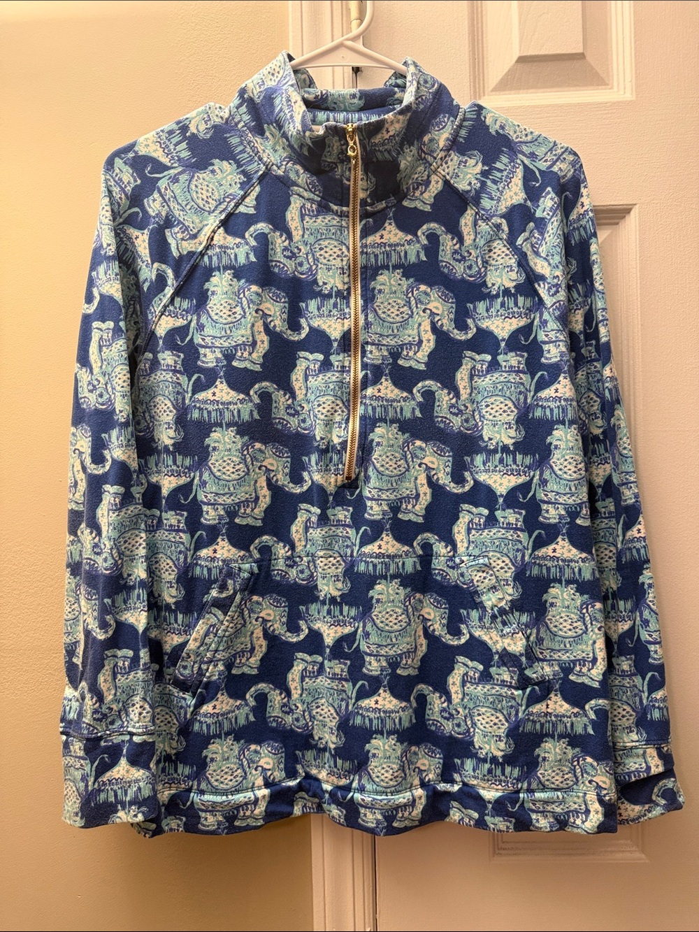 Lilly Pulitzer get trunks pull over 1/4 zip small